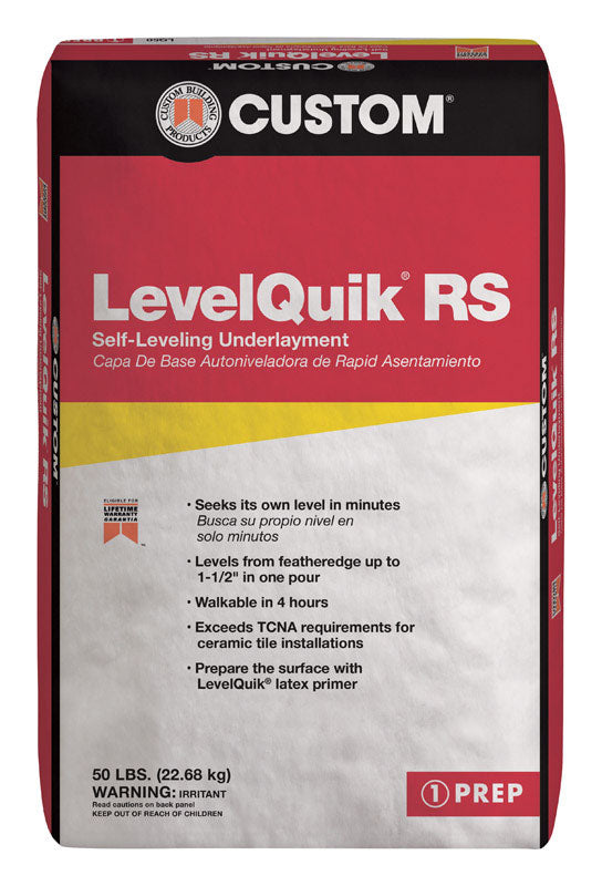 CUSTOM BUILDING PRODUCTS - Custom Building Products LevelQuik Concrete Leveler 50 lb Off White [LQ50]