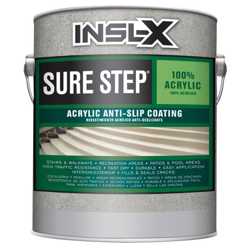 INSL-X - Insl-X Sure Step Flat Gray Pearl Water-Based Anti-slip Coating 1 gal - Case of 2 [SU0308092-01]