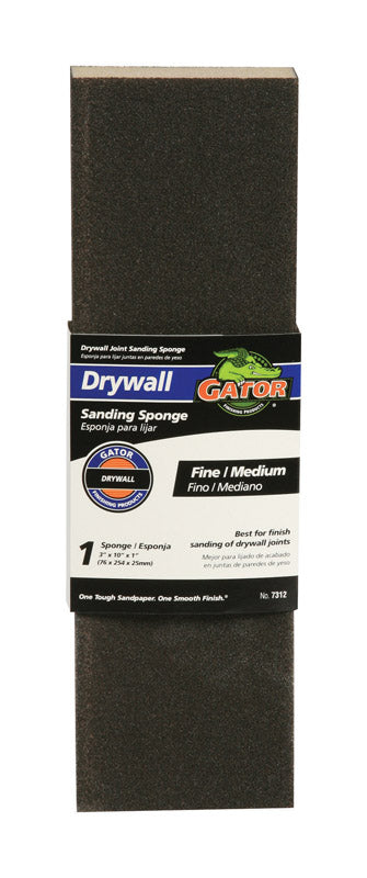 GATOR - Gator 10 in. L X 3 in. W X 1 in. 120/80 Grit Assorted Sanding Sponge