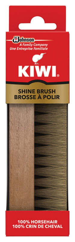 KIWI - Kiwi Leather Brown Shoe Shine Brush