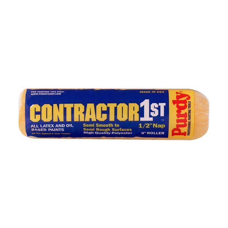 PURDY - Purdy Contractor 1st Polyester 9 in. W X 1/2 in. Paint Roller Cover 1 pk