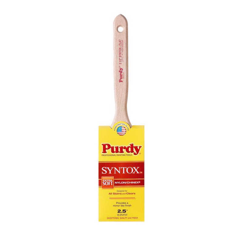 PURDY - Purdy Syntox Flat 2-1/2 in. Extra Soft Flat Trim Paint Brush