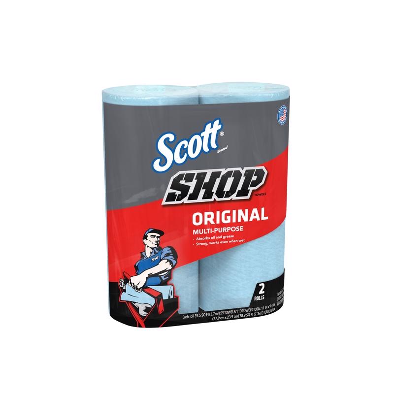 SCOTT - Scott Original Paper Shop Towels 9.4 in. W X 11 in. L 2 pk - Case of 12