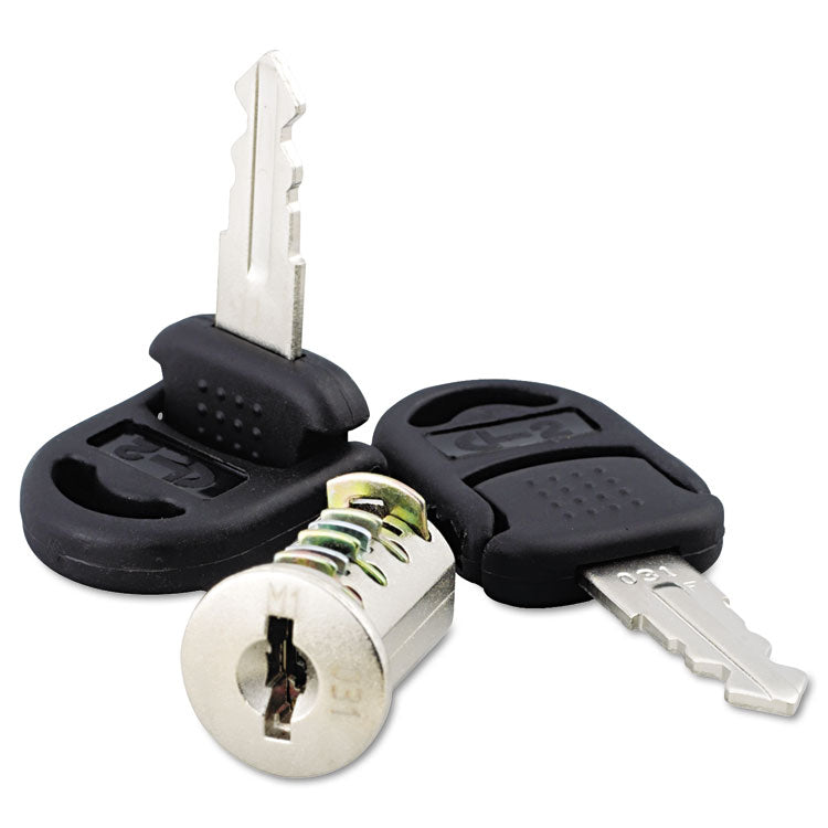 Alera - Core Removable Lock and Key Set, Silver, 2 Keys