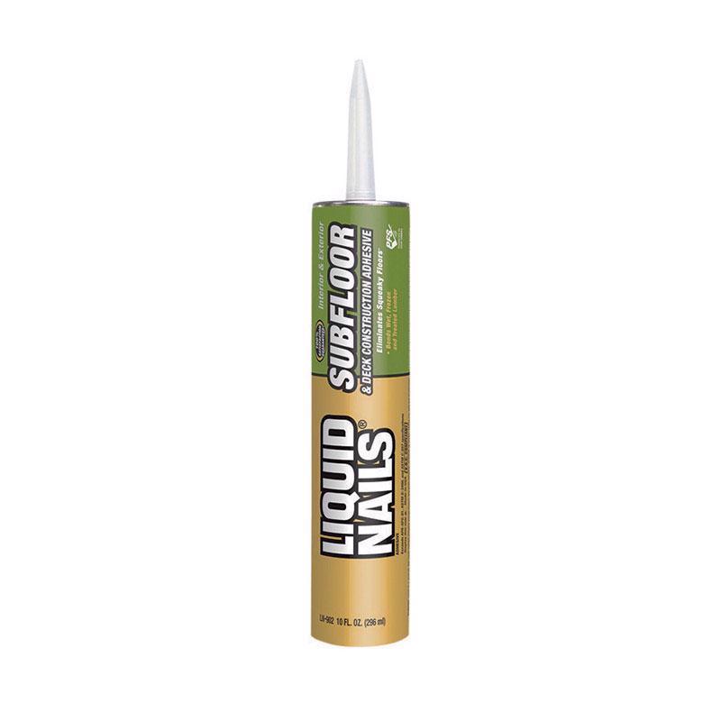 LIQUID NAILS - Liquid Nails Subfloor & Deck Acrylic Latex Construction Adhesive 10 oz - Case of 12