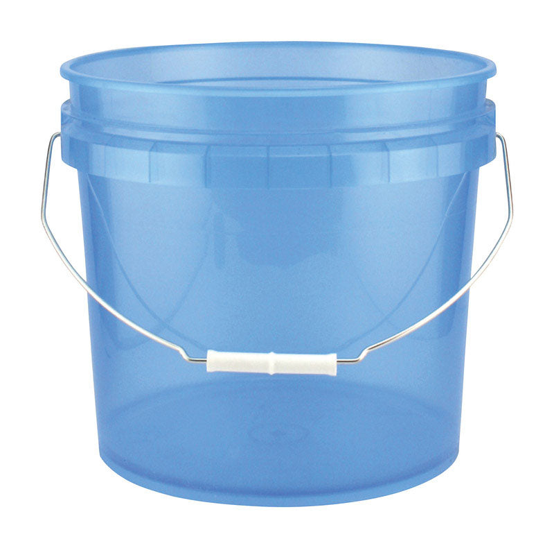 LEAKTITE - Leaktite Translucent Blue 3.5 gal Plastic Bucket - Case of 10