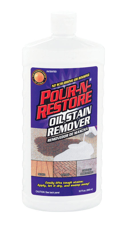 POUR-N-RESTORE - Pour-N-Restore Orange Scent Oil Stain Remover 32 oz Liquid - Case of 6