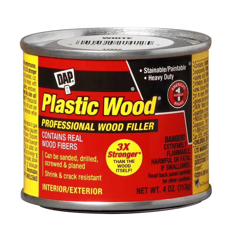 PLASTIC WOOD - DAP Plastic Wood White Wood Filler 4 oz