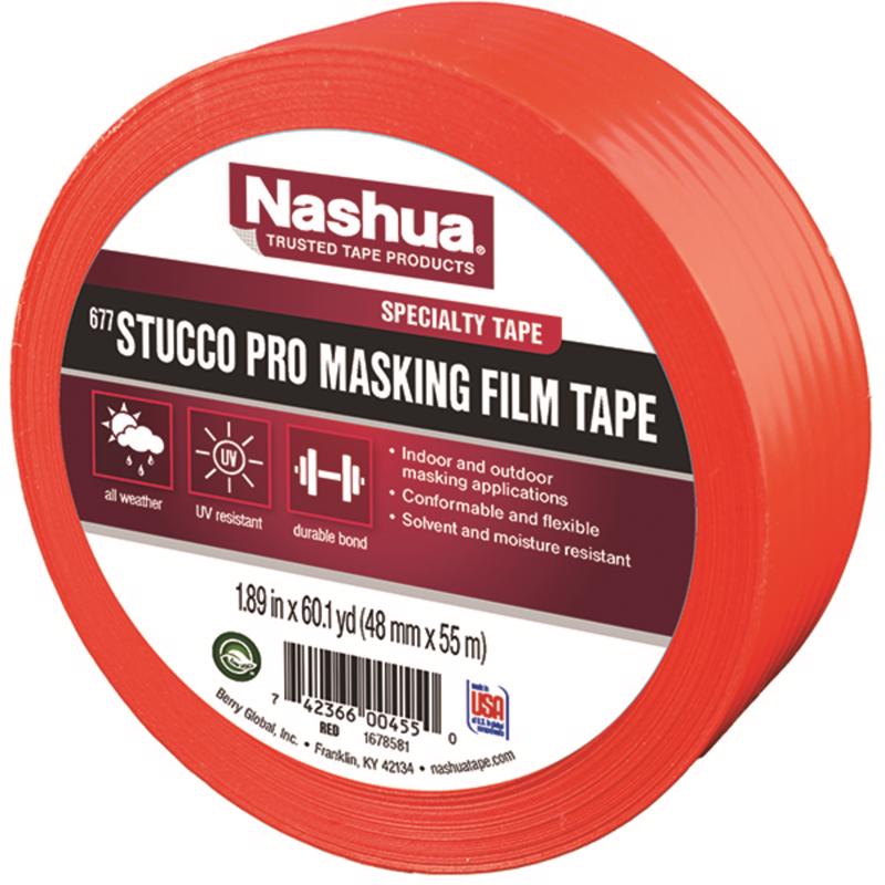 NASHUA - Nashua 1.89 in. W X 60 yd L Red Regular Strength Masking Tape 1 pk [1086915]