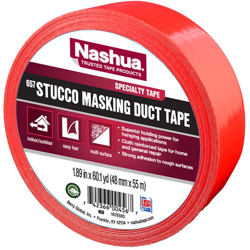 NASHUA - Nashua 1.89 in. W X 60 yd L Red Regular Strength Masking Tape 1 pk [1086914]