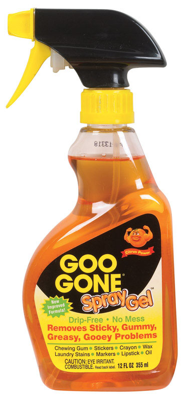 GOO GONE - Goo Gone Gel Adhesive and Grease Remover 12 oz