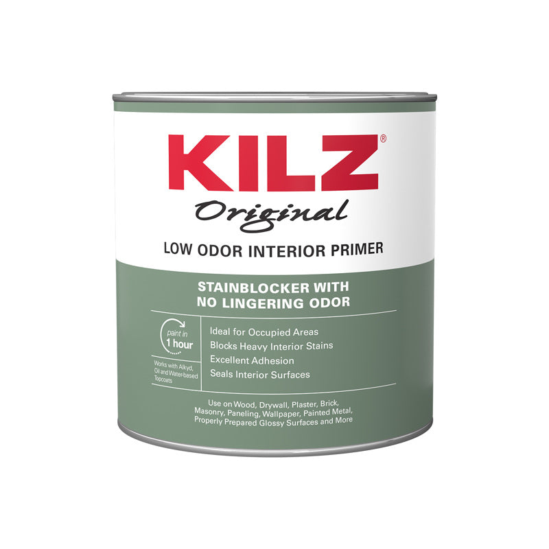 KILZ - KILZ Original White Flat Oil-Based Oil Primer 1 qt - Case of 6 [10042]