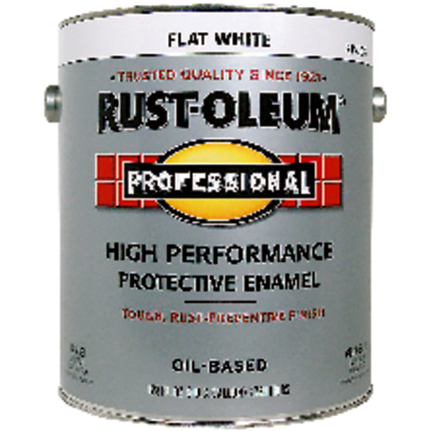 Rust-Oleum Professional High Performance Indoor and Outdoor Flat White Protective Paint 1 gal - Case of 2