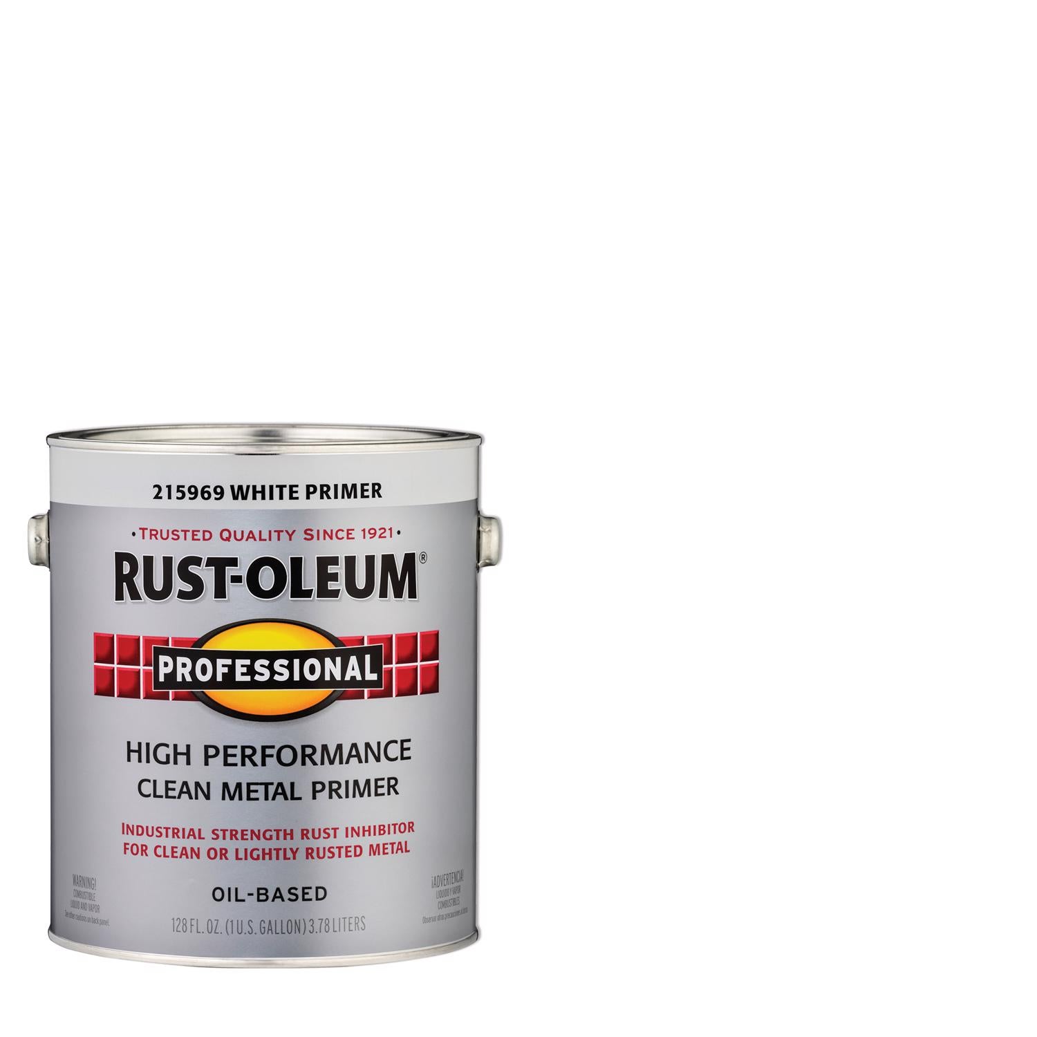 Rust-Oleum Professional White Flat Oil-Based Primer 1 gal - Case of 2