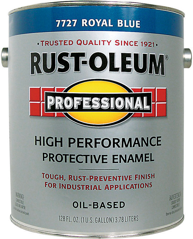 RUST-OLEUM - Rust-Oleum Professional High Performance Indoor and Outdoor Gloss Royal Blue Protective Paint 1 gal - Case of 2