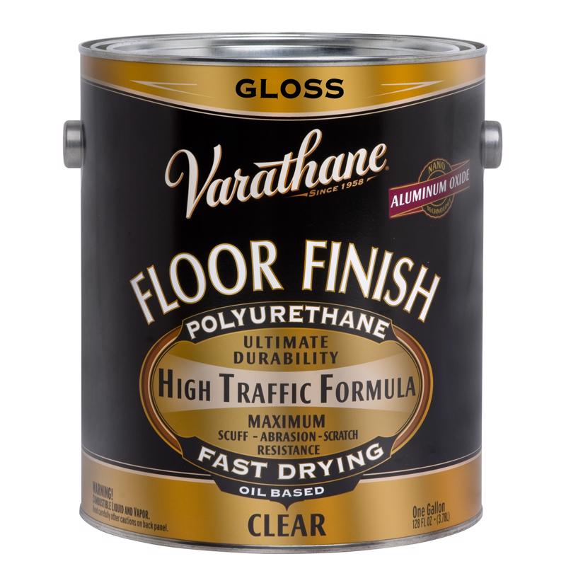 VARATHANE - Varathane Floor Finish Gloss Clear Oil-Based Floor Paint 1 gal - Case of 2