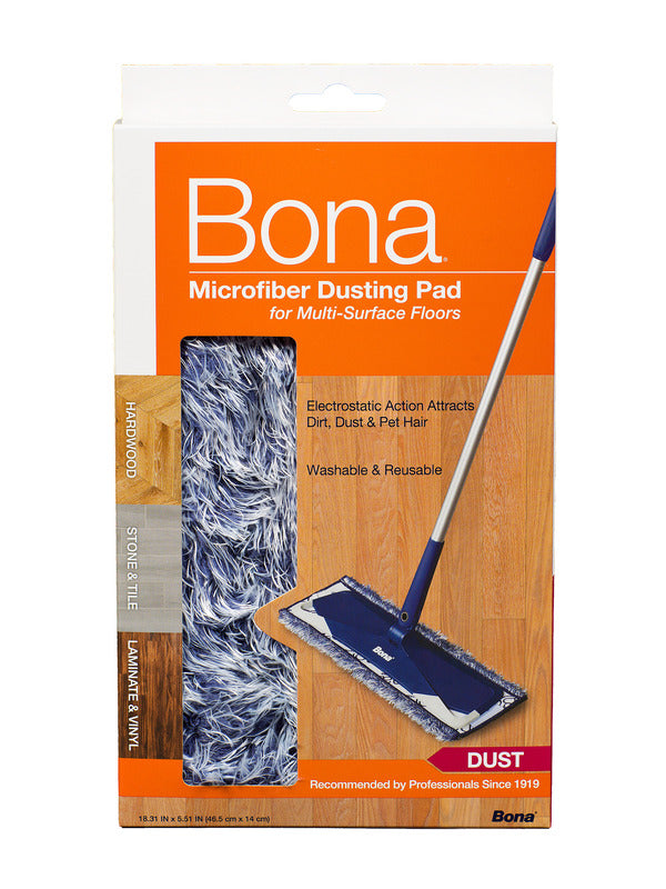 BONA - Bona Microplus 17 in. Flat Microfiber Dusting Pad 1 pk