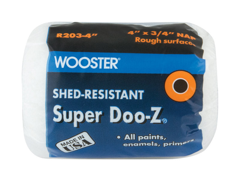 WOOSTER - Wooster Super Doo-Z Fabric 4 in. W X 3/4 in. Regular Paint Roller Cover 1 pk