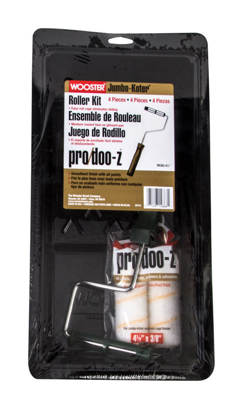 WOOSTER - Koter Pro/Doo-Z Mini Paint Roller Kit Threaded End