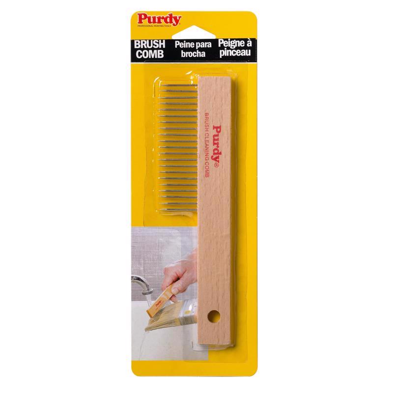 PURDY - Purdy Brush Comb 7 in. L Wood Brush and Roller Cleaning Tool