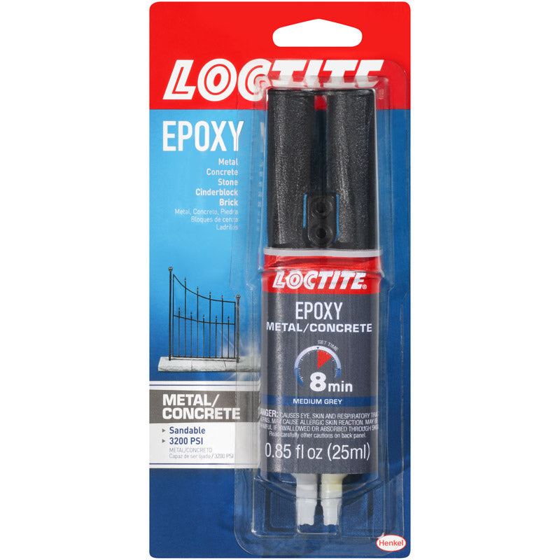 LOCTITE - Loctite Metal/Concrete High Strength Epoxy Epoxy 0.85 oz - Case of 8