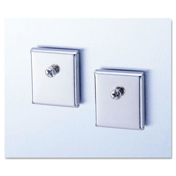 Universal - Cubicle Accessory Mounting Magnets, Silver, 2/Set