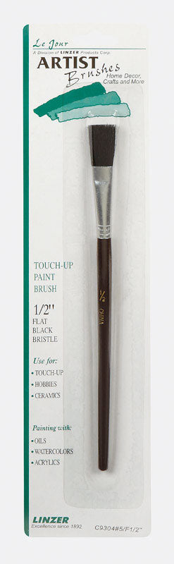 LINZER - Linzer 1/2 in. Flat Touch-Up Paint Brush - Case of 12