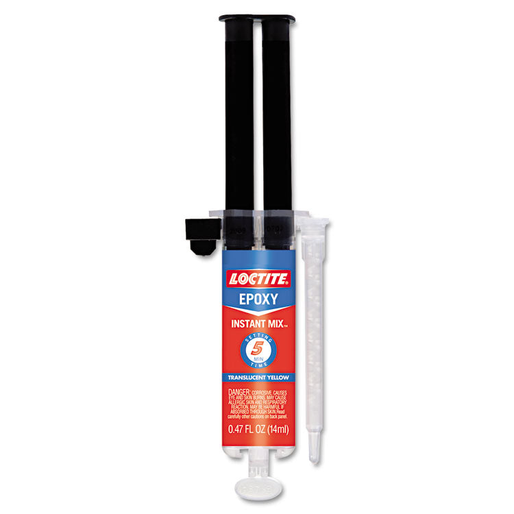 Loctite - Instant Mix Epoxy, 0.47 oz, Dries Clear