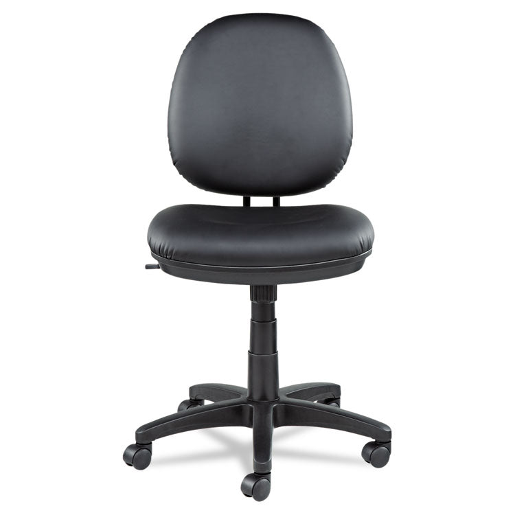 Alera - Alera Interval Series Swivel/Tilt Task Chair, Bonded Leather Seat/Back, Up to 275 lb, 18.11" to 23.22" Seat Height, Black