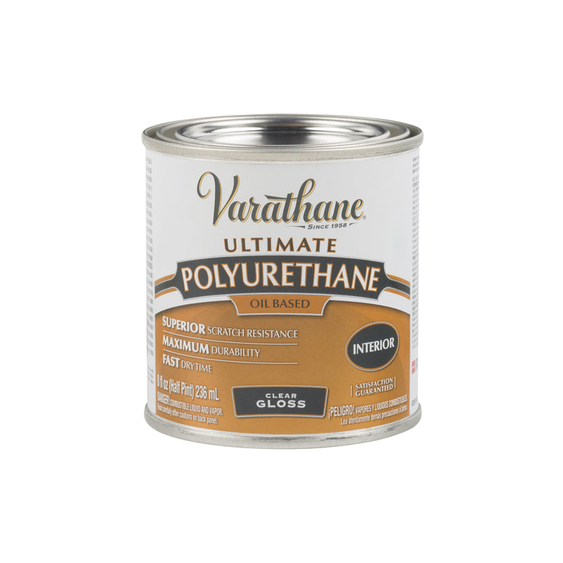 VARATHANE - Varathane Ultimate Gloss Clear Oil-Based Polyurethane 0.5 pt - Case of 4