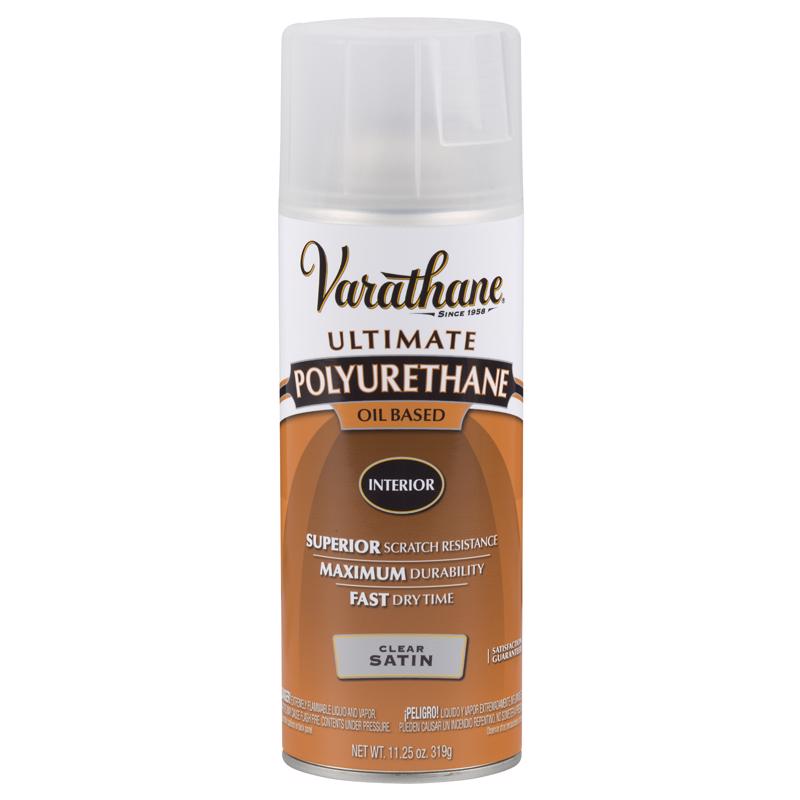 VARATHANE - Varathane Ultimate Satin Clear Oil-Based Polyurethane 11.25 oz