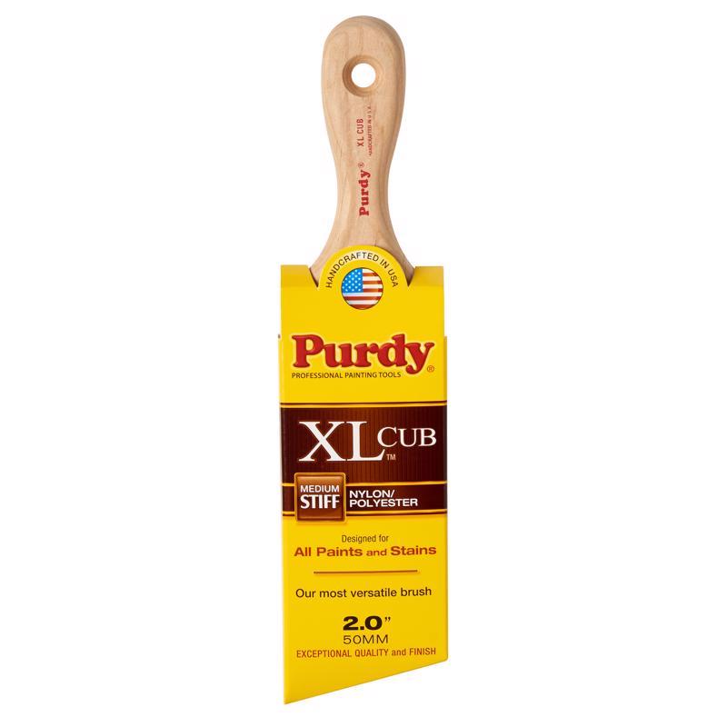 PURDY - Purdy XL Cub 2 in. Medium Stiff Angle Trim Paint Brush