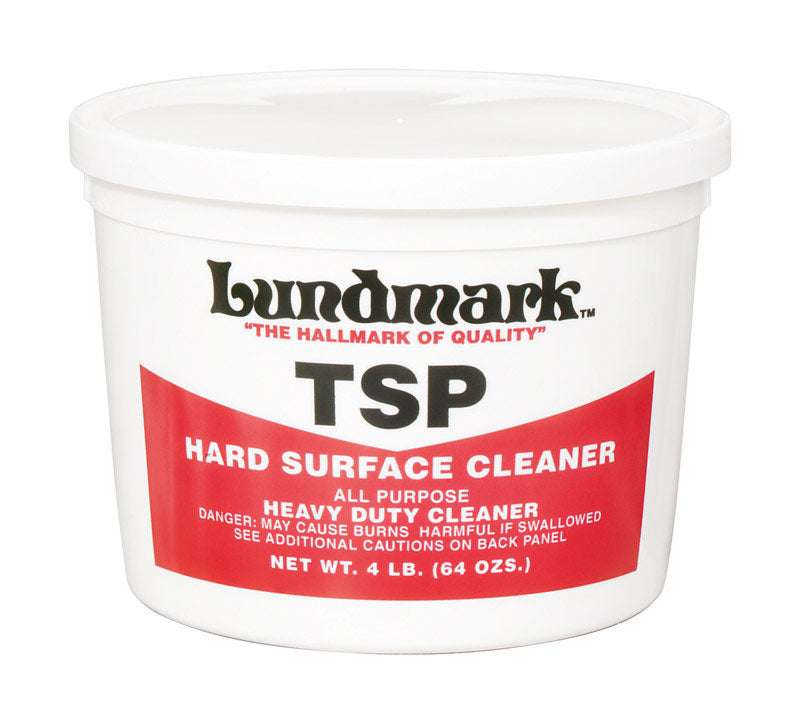 LUNDMARK - Lundmark TSP No Scent Hard Surface Cleaner 4 lb Powder - Case of 4