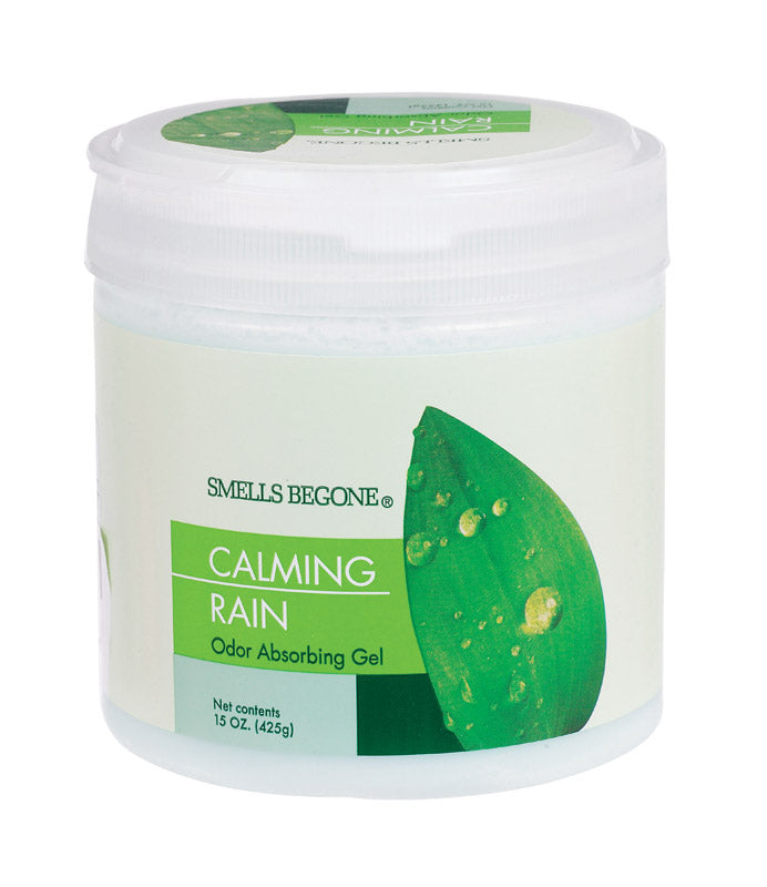 SMELLS BEGONE - Smells Begone Calming Rain Scent Odor Absorber 15 oz Gel