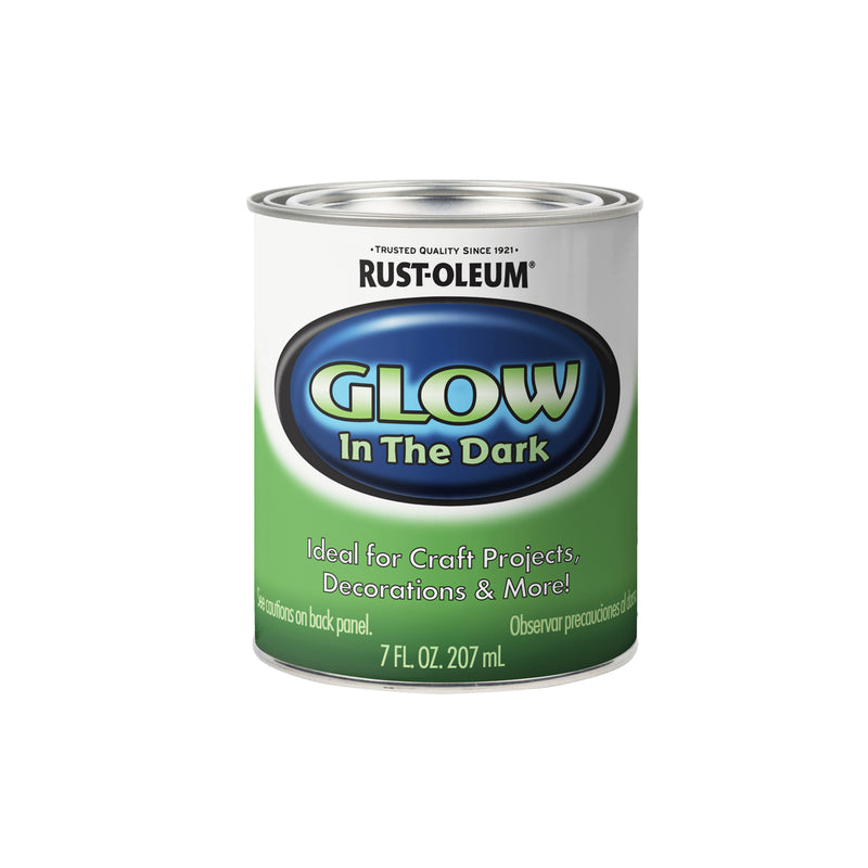 RUST-OLEUM - Rust-Oleum Specialty Glow in the Dark Flat Luminous Water-Based Glow-in-Dark Paint Interior 8 oz