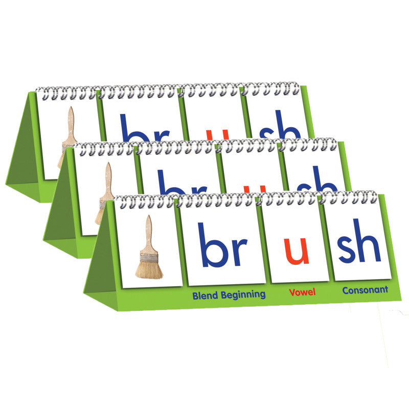 JUNIOR LEARNING - Double-Sided Blend Flips, Pack of 3