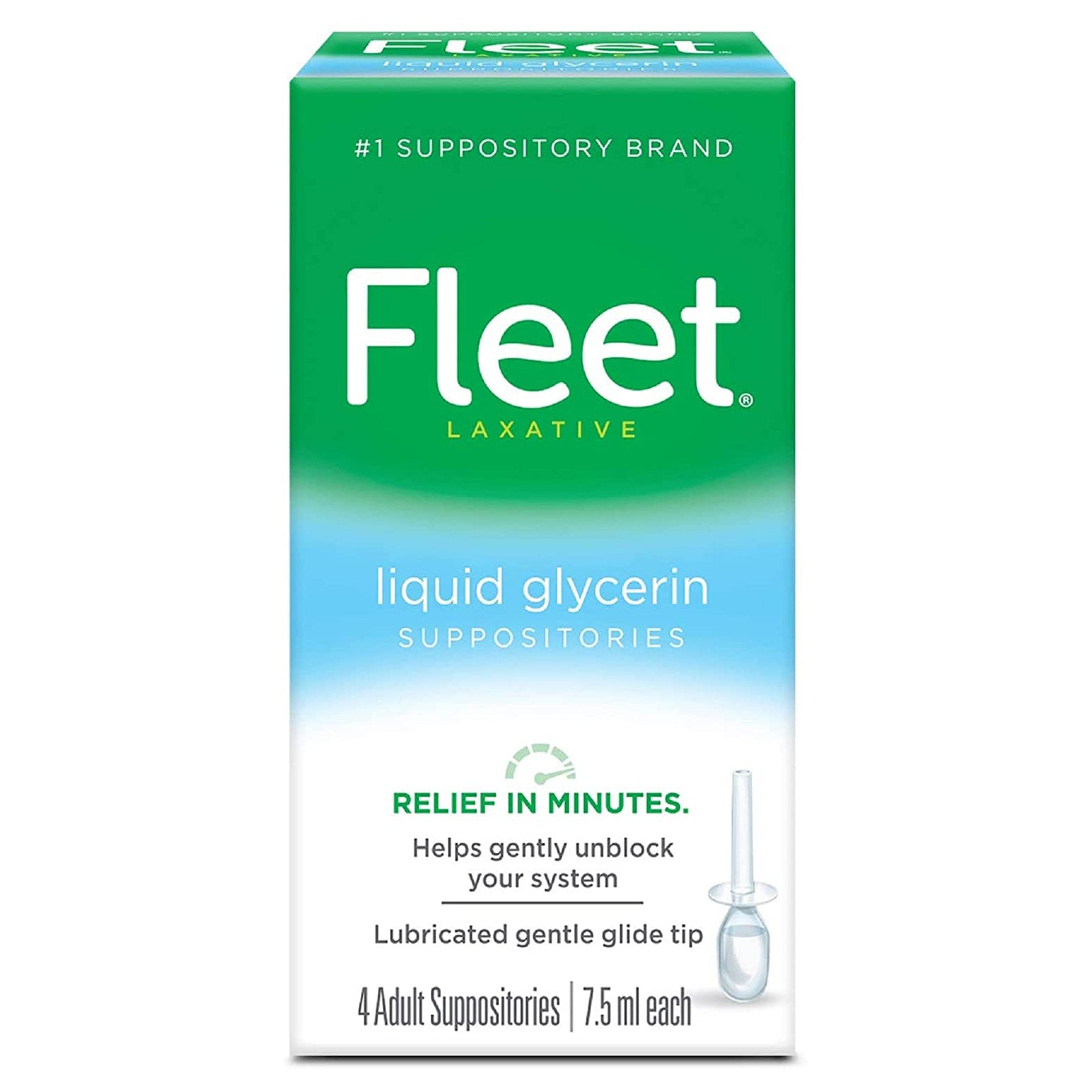 C.B. Fleet - Laxative Fleet® Suppository 7.5 mL 5.4 Gram Strength Glycerin [4/BX]