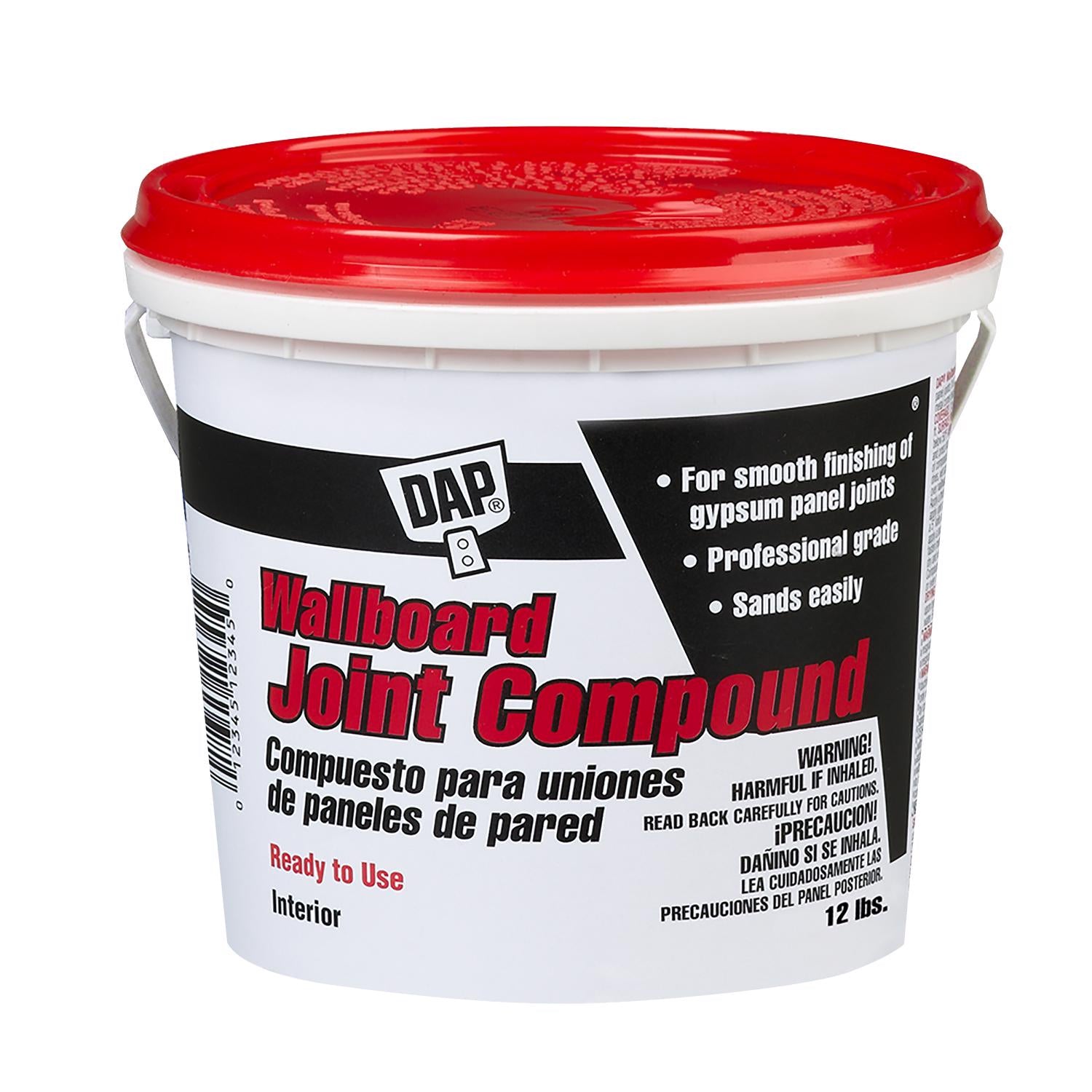 DAP White All Purpose Joint Compound 12 lb - Case of 2