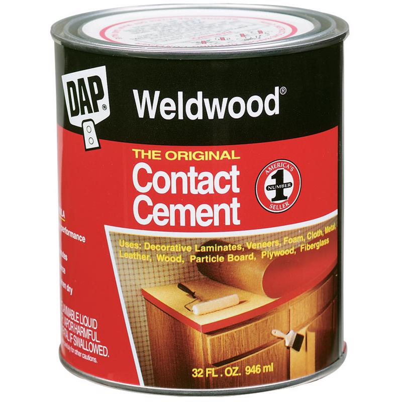 WELDWOOD - DAP Weldwood High Strength Rubber Contact Cement 1 qt