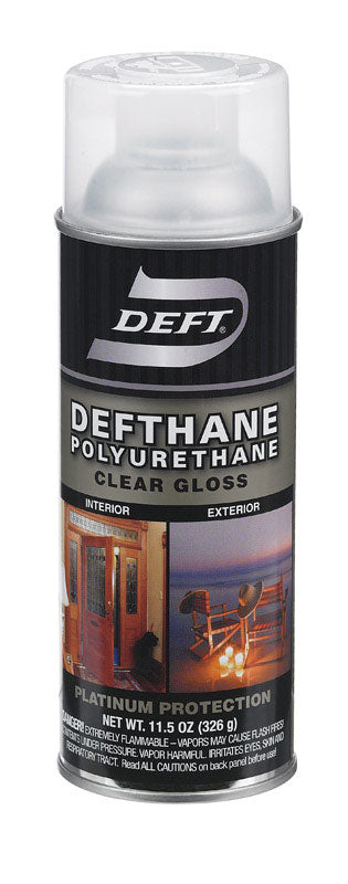 DEFT - Deft Gloss Clear Oil-Based Polyurethane Spray 11.5 oz - Case of 6
