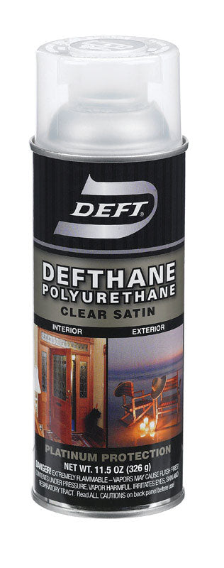 DEFT - Deft Satin Clear Oil-Based Polyurethane Spray 11.5 oz - Case of 6