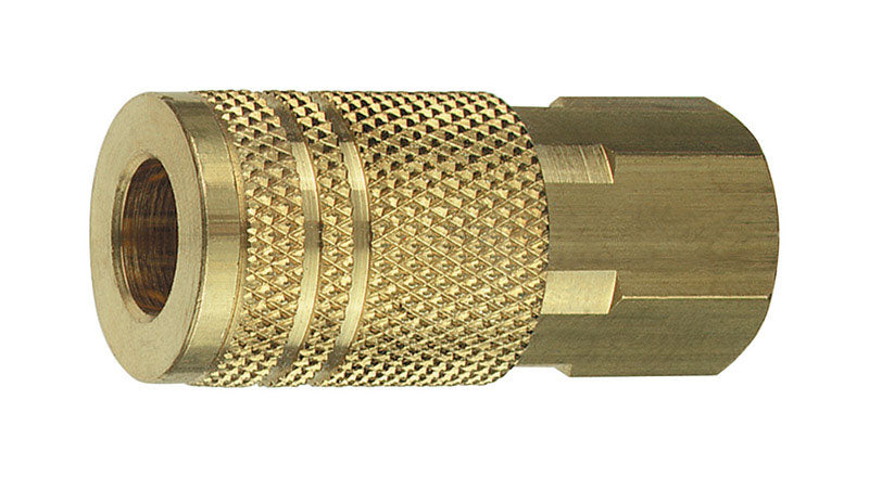 TRU-FLATE - Tru-Flate Brass Quick Change Coupler 1/4 in. FPT 1 pc - Case of 10 [TRFL13235]