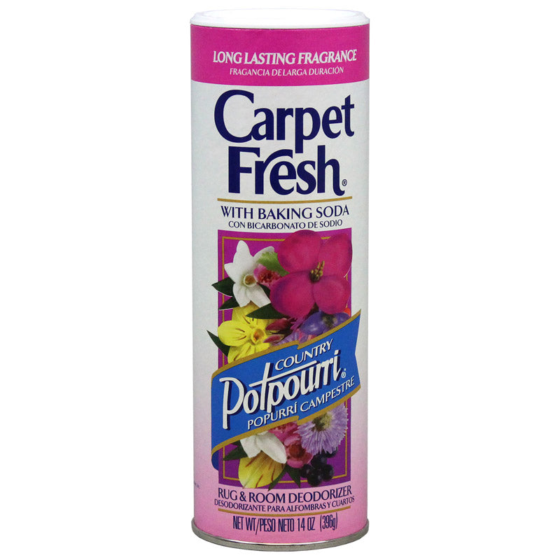 CARPET FRESH - Carpet Fresh Country Potpourri Scent Carpet Odor Eliminator 14 oz Powder