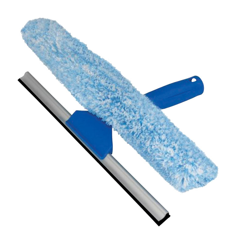 UNGER - Unger 10 in. Microfiber Window Squeegee/Scrubber