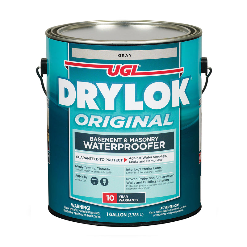 DRYLOK - Drylok Flat Gray Latex Masonry Waterproof Sealer 1 gal - Case of 2