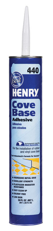 HENRY - Henry High Strength Cove Base Adhesive 30 oz