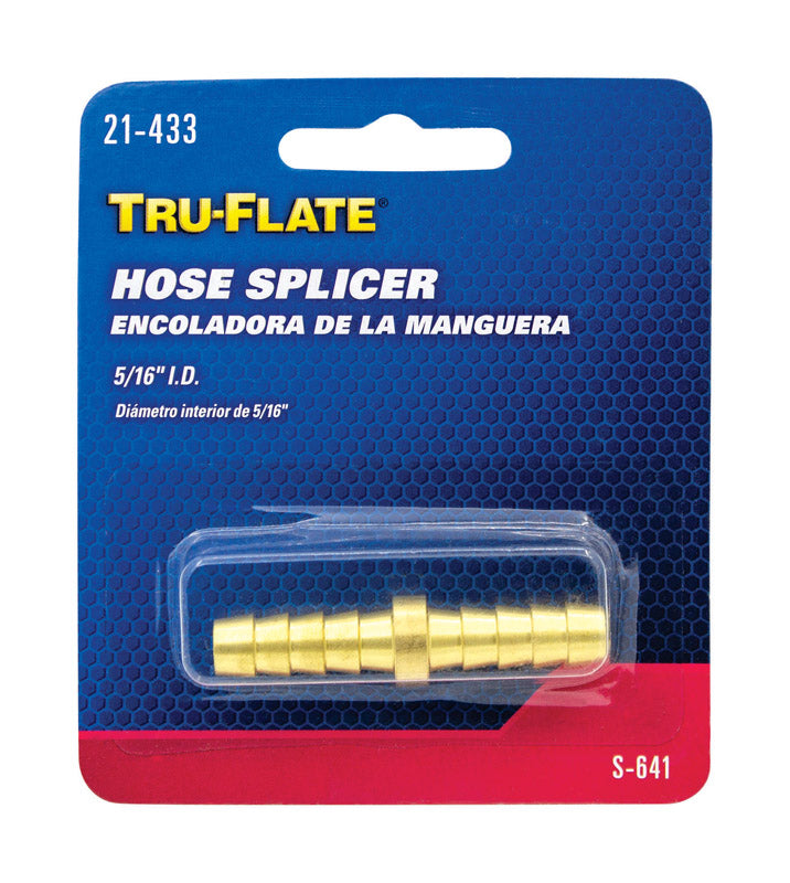 TRU-FLATE - Tru-Flate Brass Hose Splicer 5 in. 1 pc