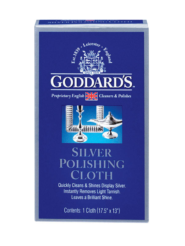 GODDARD'S - Goddard's Mild Scent Silver Polish 1 wipes Cloth - Case of 6