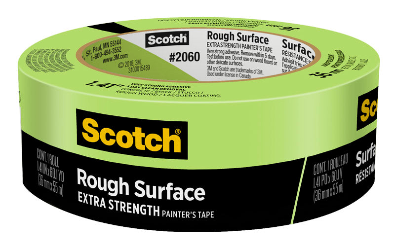 SCOTCH - Scotch 1.41 in. W X 60.1 yd L Green Extra Strength Masking Tape 1 pk