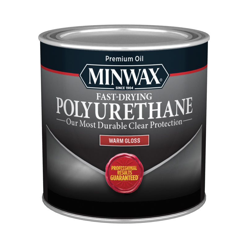 MINWAX - Minwax Gloss Clear Oil-Based Fast-Drying Polyurethane 0.5 pt - Case of 4